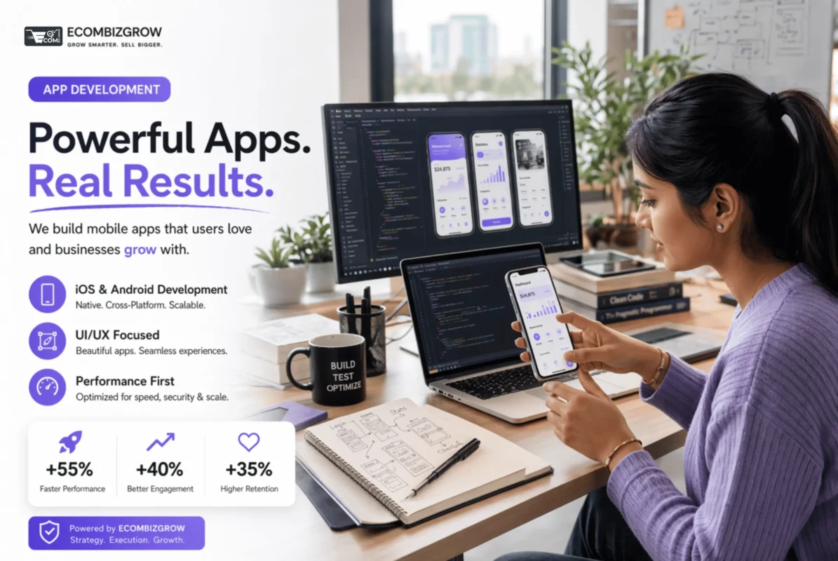 app development services for ios and android apps with high performance, user experience and scalability