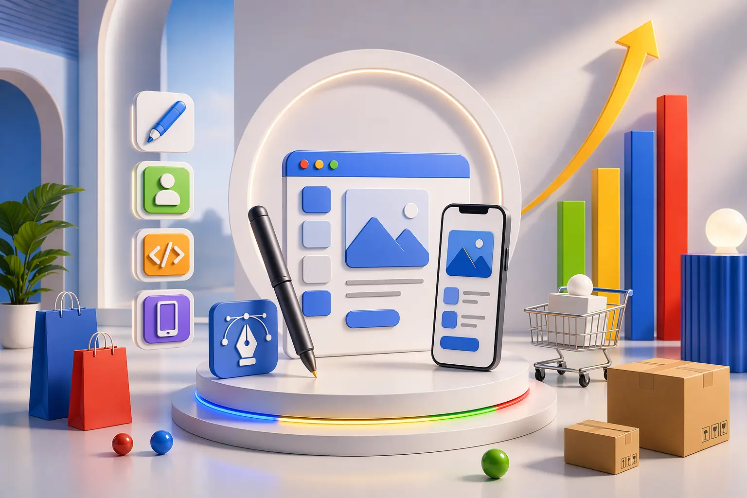 ui ux design services interface design elements user experience optimization and conversion focused layout